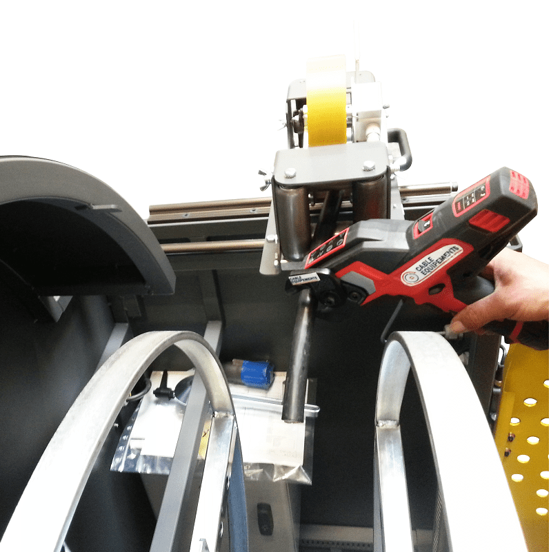 Vente Machine enrouleuse de câble - couronne et petit touret MOTO COCCI© (CABLE EQUIPEMENTS)